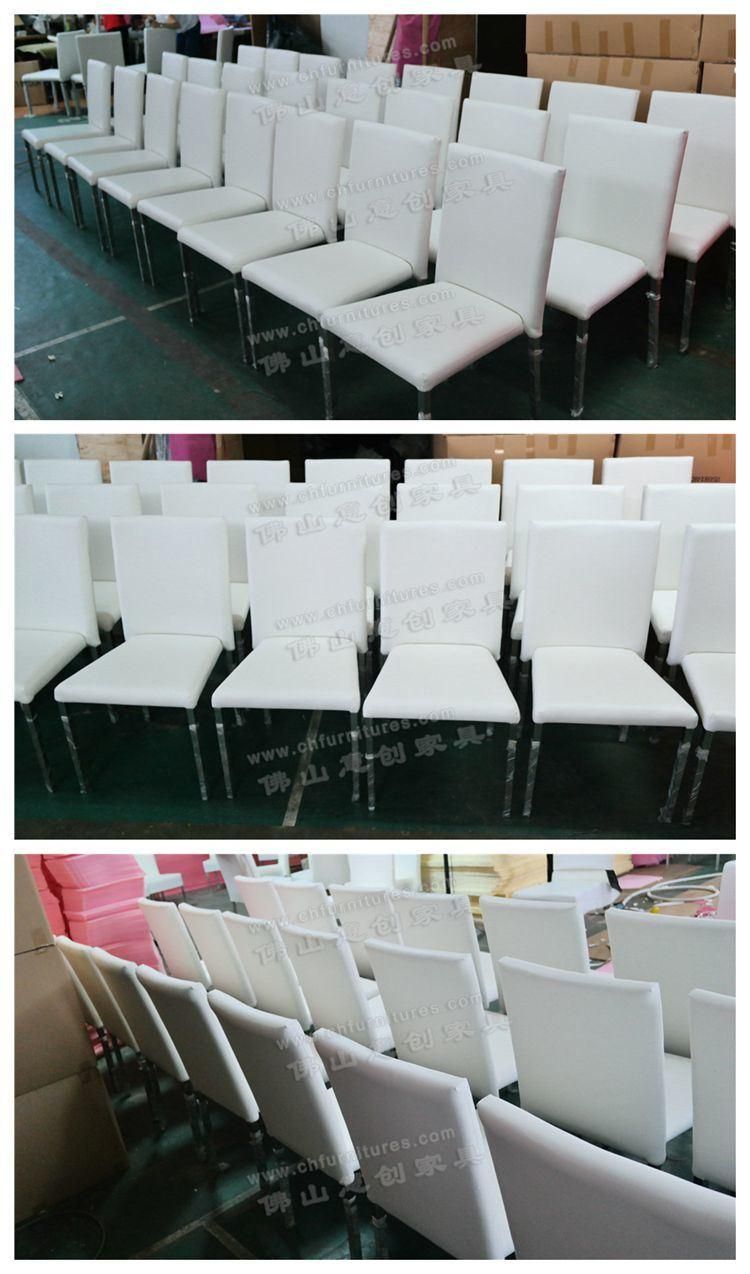 Yc-F022 Wholesale Stainless Steel Stacking Hotel Dining Chair for Banquet and Restaurant