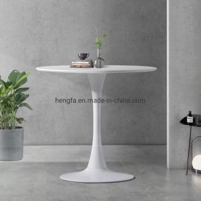 Modern Leisure Outdoor Furniture Metal Marble Reception Bar Table