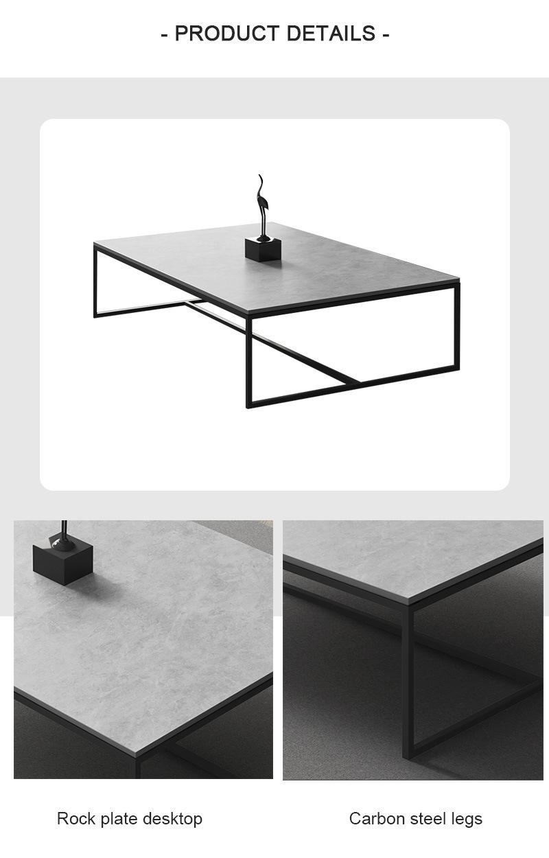 Factory Wholesale Contemporary Garden Hardware Furniture Marble Top Coffee Table