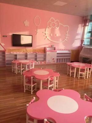 Cartoon Design Baby Table, School Student Table, Nursery Kids Table, Writing Table, Kindergarten and Preschool Children Drawing Table,