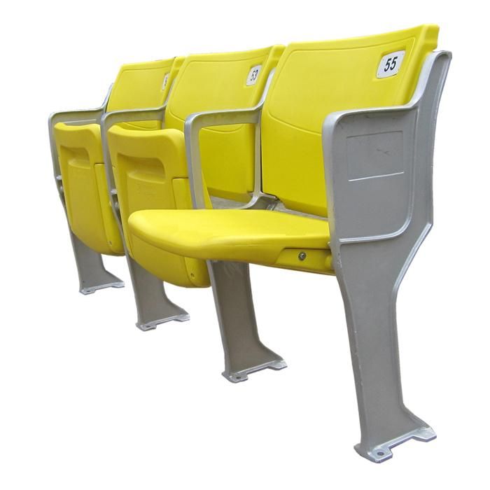 Hot Sale Blow Molding Plastic Chair Stadium Seats Fix to The Floor Blm-4151