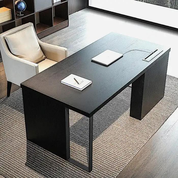 Modern Wooden Offic Desk High-End Office Table Rectangular Table Study Room Furniture