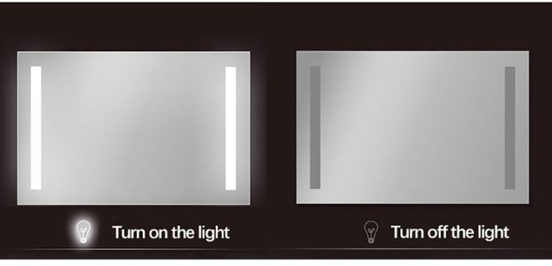 Global Hot Sell Bathroom LED Light Smart Wall Mirror Wholesaler
