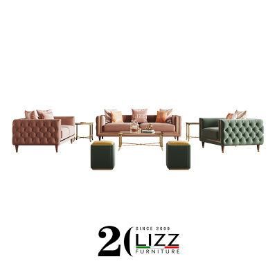 UAE Arabic Design Home Livng Room Velvet Fabric Sectional Sofas &amp; Couches Furniture