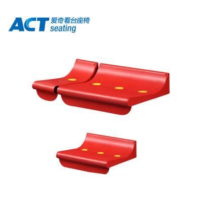 Low Back Plastic Molded Stadium Seat for School, Spectator Bleacher Seats