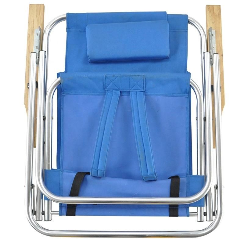 Outdoor Leisure Aluminum Lightweight Portable Folding Beach Chair