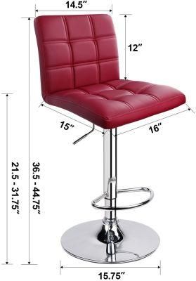 Leisure Commercial Furniture Metal Bar Chair with Backrest