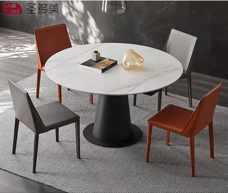 Modern Style Southeast Asia Design Extendable Dining Table Wood Slate Dining Table