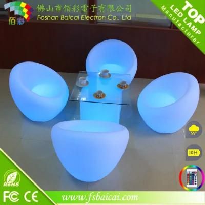 Hot Selling Modern Design RGB LDPE LED Sofa