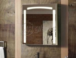 Illuminated Intelligent Frameless Bathroom Vanity Mirror with LED Defogger Dimmer Magnifier