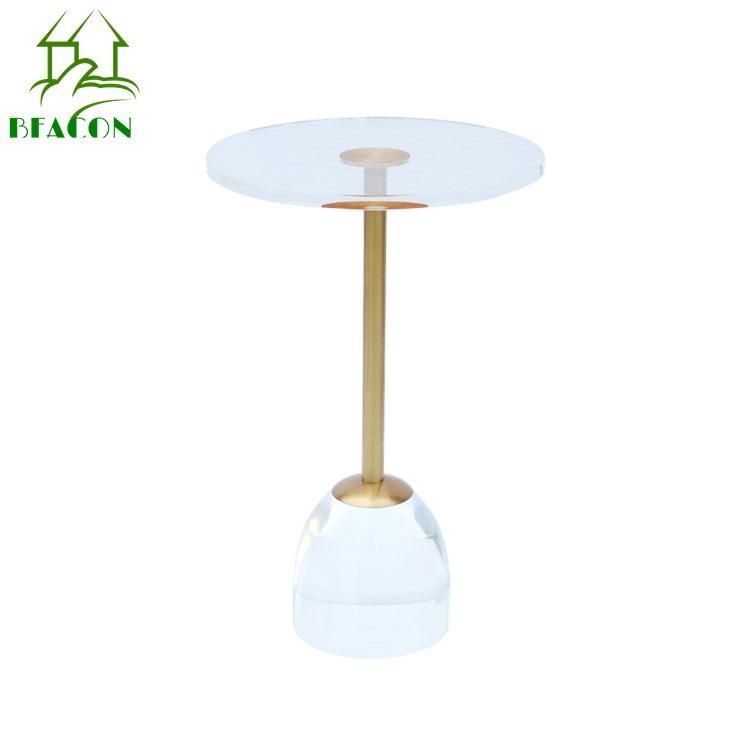 Hot Sale Modern Design Acrylic Top Small Side Table