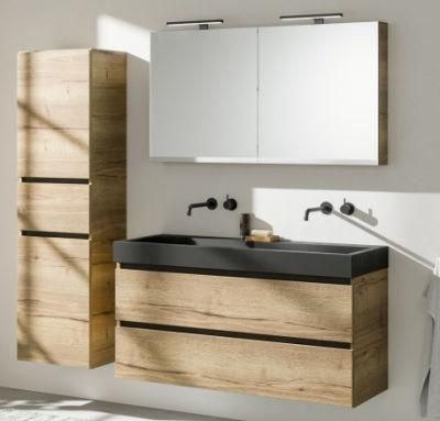 New Design Cheap Plywood Wood Hotel Bathroom Furniture Vanity Cabinets