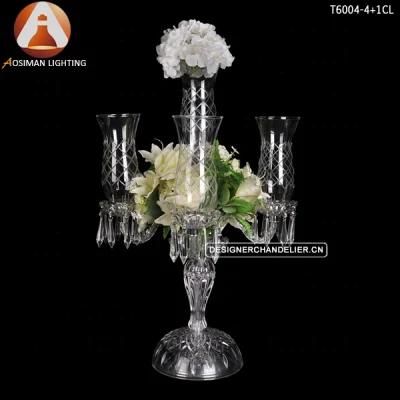 Idol on Crystal Candelabra Holder