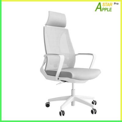 Molded Foam Office Seat as-C2121wh Plastic Chair with Fabric Material