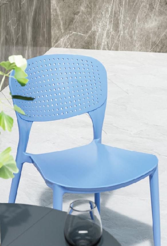 Rikayard High Quality Modern Cheap Wholesale Dallas Dining Armless PP Plastic Chair