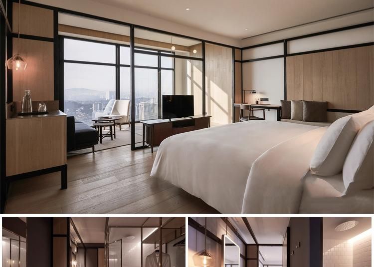 Custom-Made Classical Modern Wooden 5 Stars Luxury Hotel Bedroom Furniture