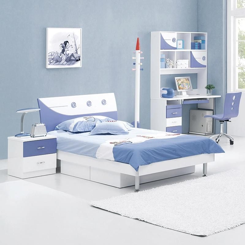 Customized Modern Design Kids Bedroom Furniture Set Single Bed Kids Bed