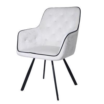 Cheap Upholstered Dining Chairs Modern Hot Sales Velvet Modern Design Dining Chair