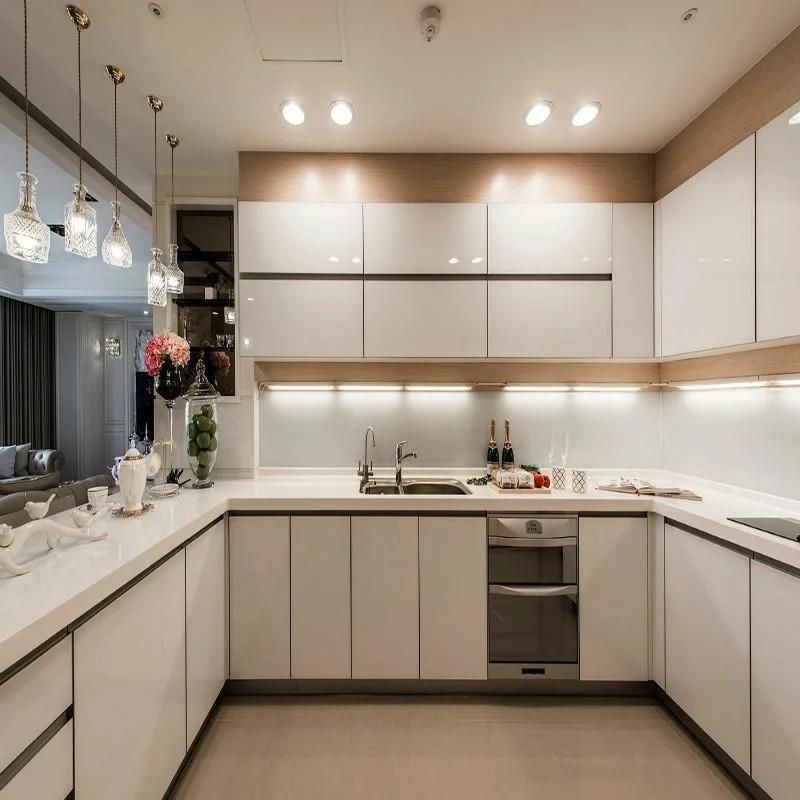 Modern Custom Make High Gloss Lacquer Kitchen Cabinet White Kitchen Cabinets