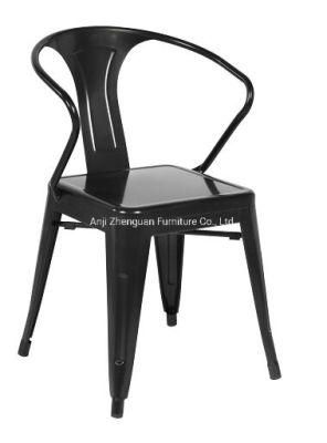 Metal Restaurant Hotel Cafe Modern Garden Furniture Dining Chair (ZG23-018)