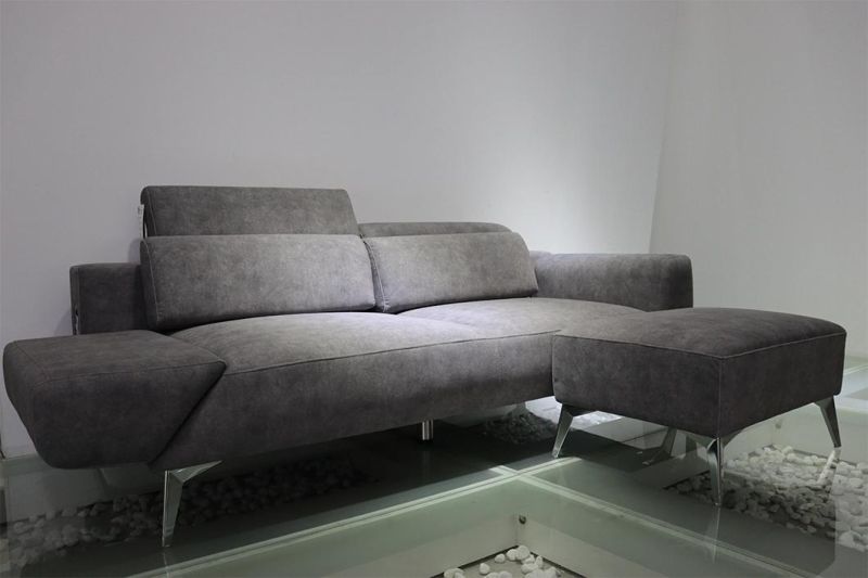 Chinese Wholesale Modern L Space Home Furniture Sofa Recliner Couch Sofa Set