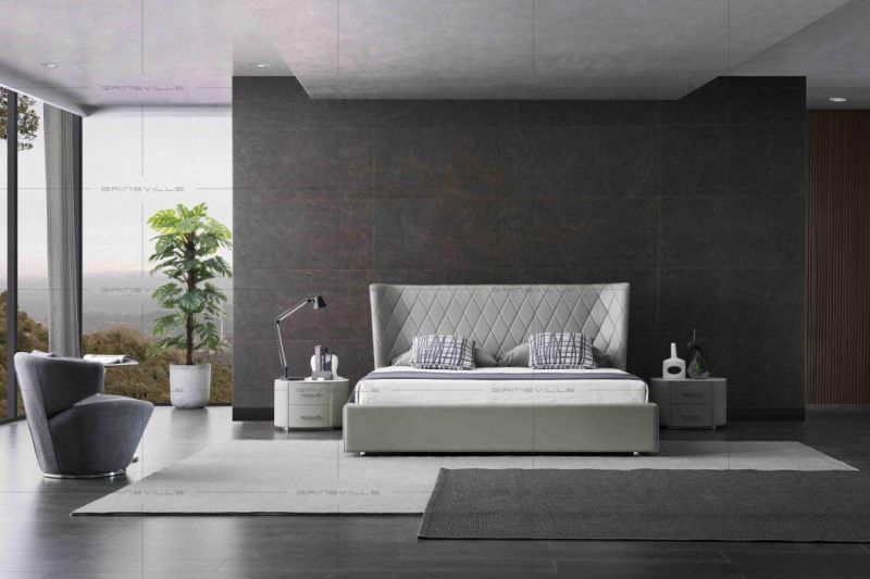 Modern Bedroom Furnitue Beds Velvet Bed Wall Bed King Bed Gc1825