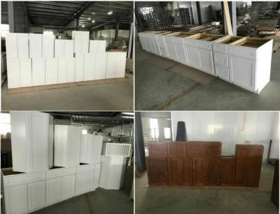 Hot Sale Customized Plywood Modular Kitchen Colored White Shaker Cabinets