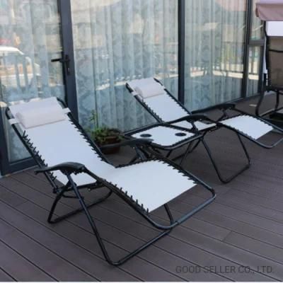 Wholesale Folding Camping Portable Fishing Reclining Chair Beach Chair and Table Set