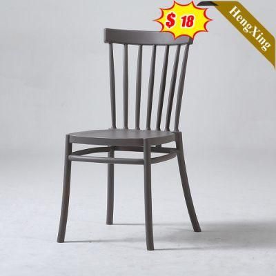 Factory Wholesale Home Furniture Luxury Outdoor Armless PP Stackable Plastic Dining Chair