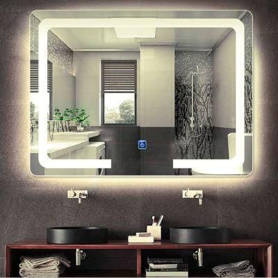 Rectangle Luxury Furniture Long Wall 4mm 5mm Silver Mirror LED Mirror for Bathroom Home Decor