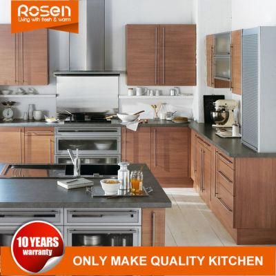 Modern Style High Valued Modular Wood Veneer Kitchen Cabinets