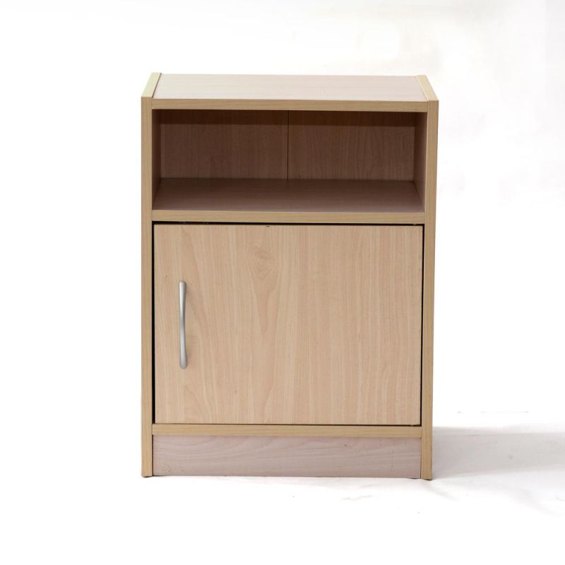 Bedroom Furniture End Table Bin Drawer Nightstand