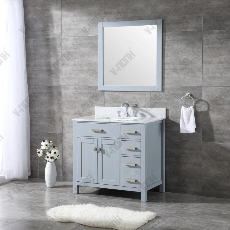 Beautiful Solid Wood Single Bathroom Furniture