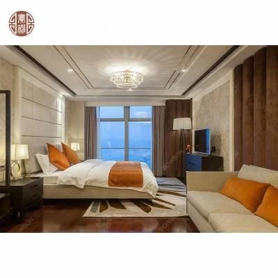 Customized Simple Design Twin Bedroom Hotel Apartment Furniture
