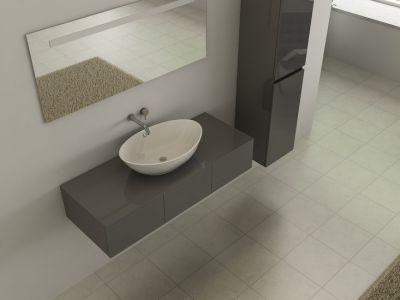2022 Nordic Modern Light Luxury Bathroom Cabinet Wall Mounted Vanity with Double Sinks
