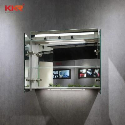 Rectangle Bathroom Makeup Screen Touch LED Light Mirror