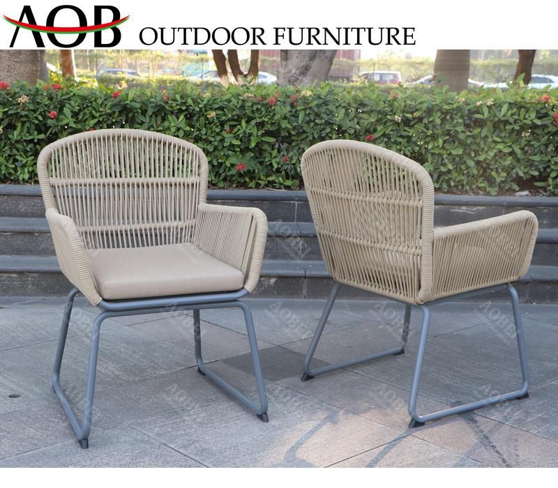 Customized Modern Outdoor Garden Home Hotel Restaurant Patio Resort Rope Dining Furniture Chair