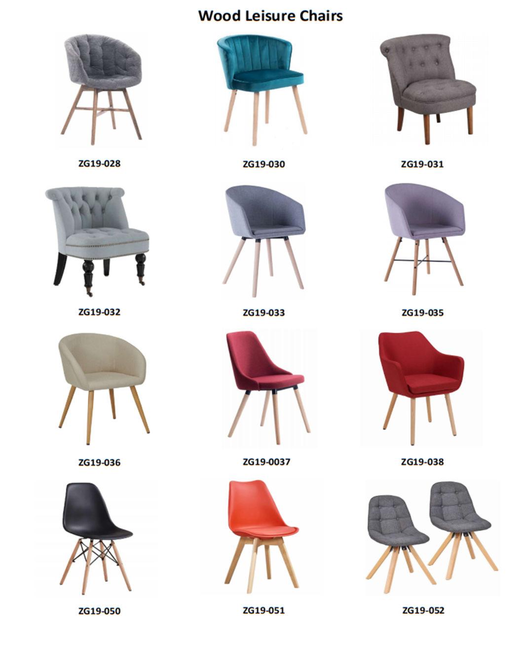 Wood Leisure Lounge Hotel Home Restaurant Modern Furniture Dining Chair (ZG19-052)