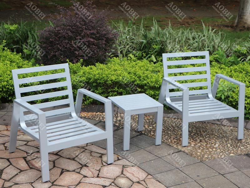 Modern Contemporary Outdoor Garden Hotel Resort Villa Patio Aluminum Terrace Balcony Chair Furniture