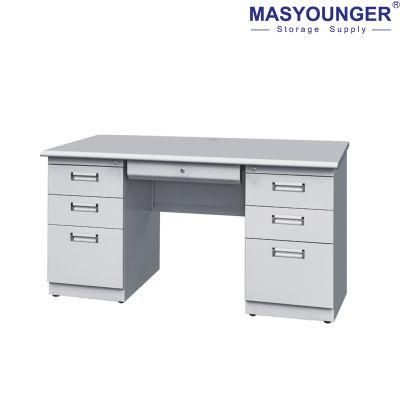 Steel Office Desk Modern Design of Office Table with Keyboard