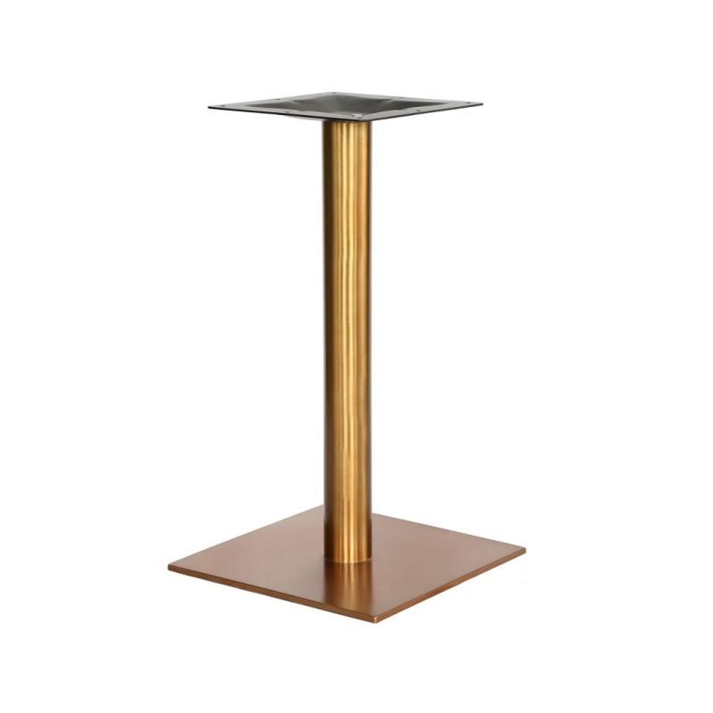 Modern Style Round Table Stainless Steel Table Restaurant Table Bar Table in Gold