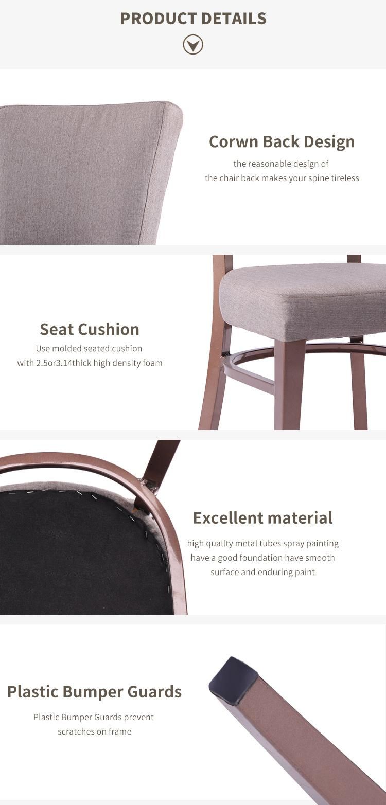 Newest Modern Custom PU Leather Comfort Restaurant Chair