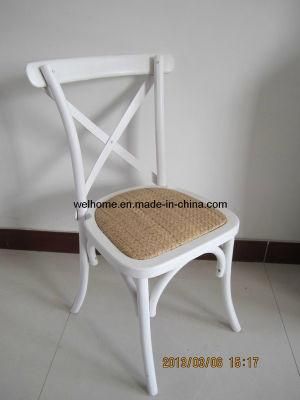 Wooden Cross Back Chair F1010