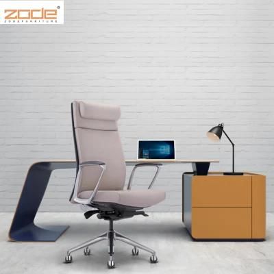 Zode Modern Home/Living Room/Office Furniture Contemporary Wholesale Mock Ergonomic Leather White Boardroom Computer Executive Chair