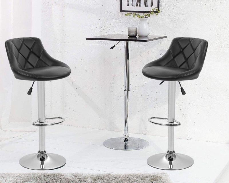 Bar Stools Luxury Furniture Restaurant Nordic Kitchen High Chair Counter Modern Metal Velvet Bar Stools with Back Bar Furniture