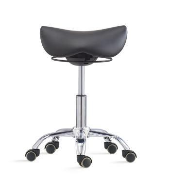 Salon Furniture Irregular Design Saddle Seat Stool Salon Barber Chairs