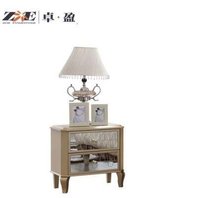 Bedroom Furniture Mirrored Deisgn Bed Side Table&#160;