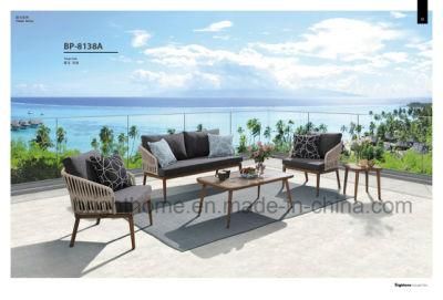 Elegant and Modern Patio Rattan Wicker Furniture Resin Outdoor Sofa Furniture