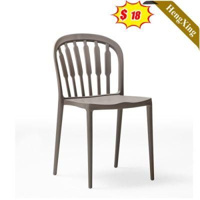 Made in China Cheap Price Stackable Dining PP Plastic Leisure Wood Restaurants Chair