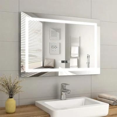 Modern Horizontal Vertical Illuminated LED Bathroom Frameless Mirror Manufacturer